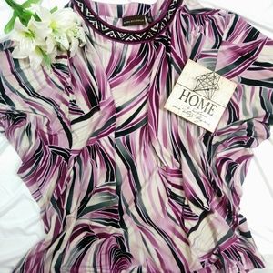 Dana Buchman woman's plus dress blouse. Size xl